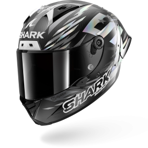 Casque Shark AERON-GP FIM RACING #2 REPLICA ZARCO WINTER TEST 2026 — Carbone Anthracite Chrome