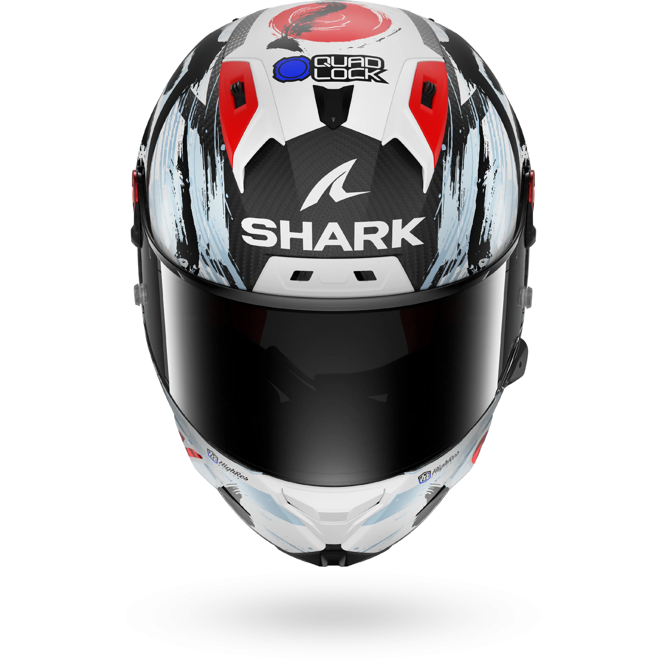 Casque Shark AERON-GP FIM RACING #2 REPLICA ZARCO SUZUKA 2026 Mat — Carbone Blanc Noir – Image 5