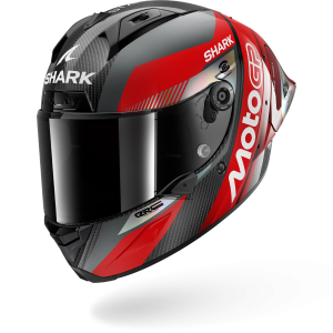 Casque Shark AERON-GP FIM RACING #2 MOTOGP — Carbone Rouge Chrome