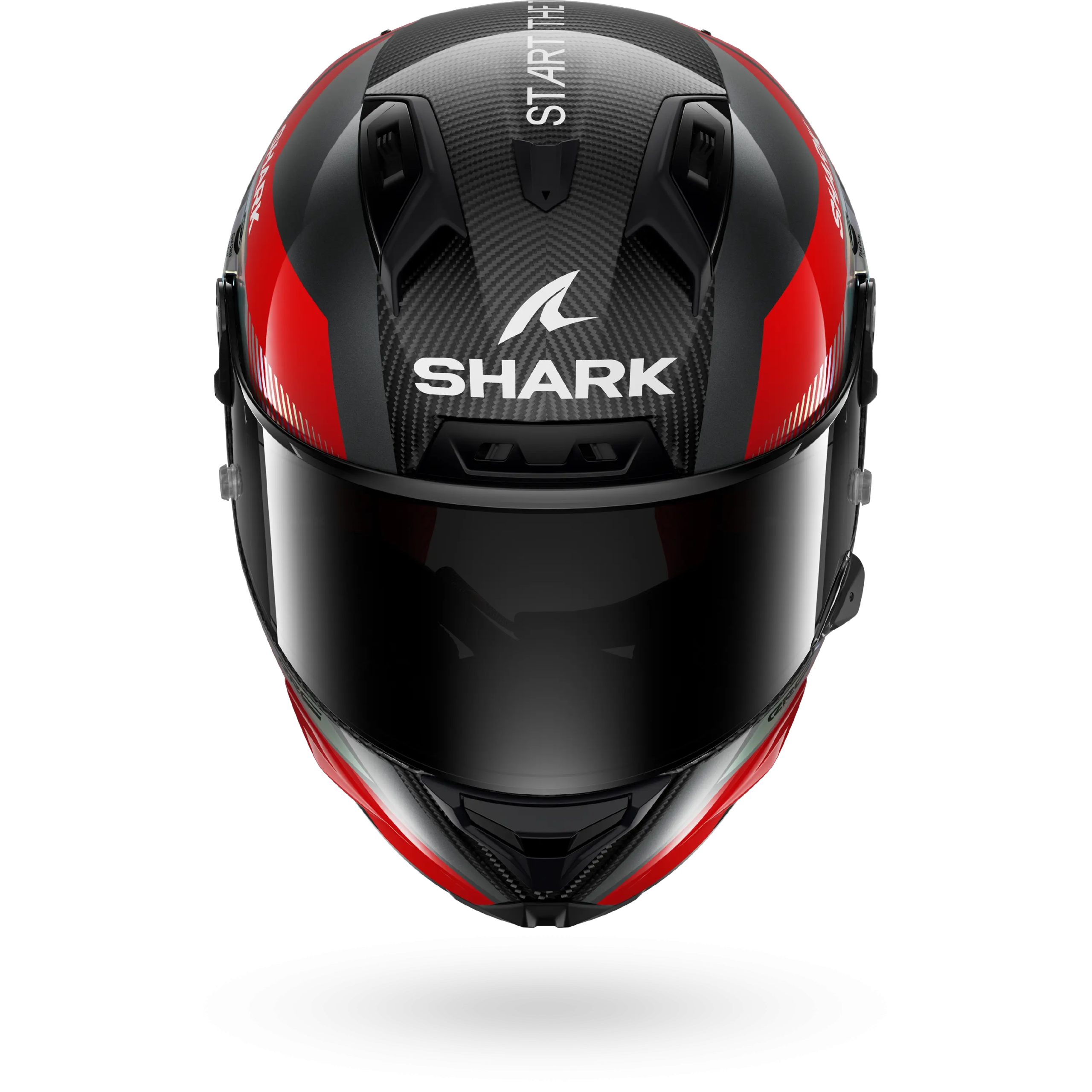 Casque Shark AERON-GP FIM RACING #2 MOTOGP — Carbone Rouge Chrome – Image 5