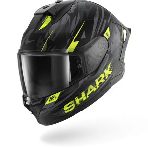 Casque Shark SKWAL CUP INKRIDER — Noir Anthracite Jaune