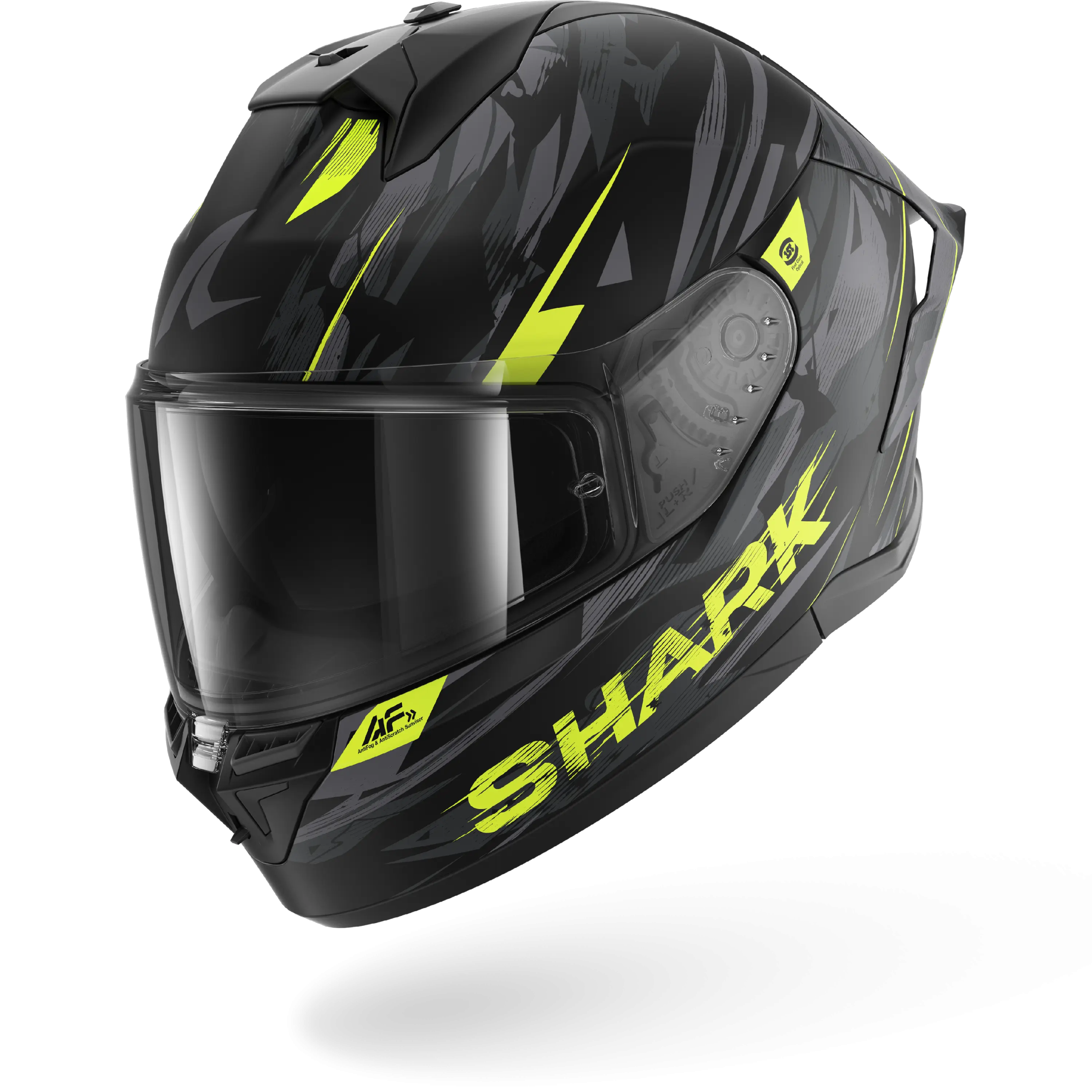 Casque Shark SKWAL CUP INKRIDER — Noir Anthracite Jaune