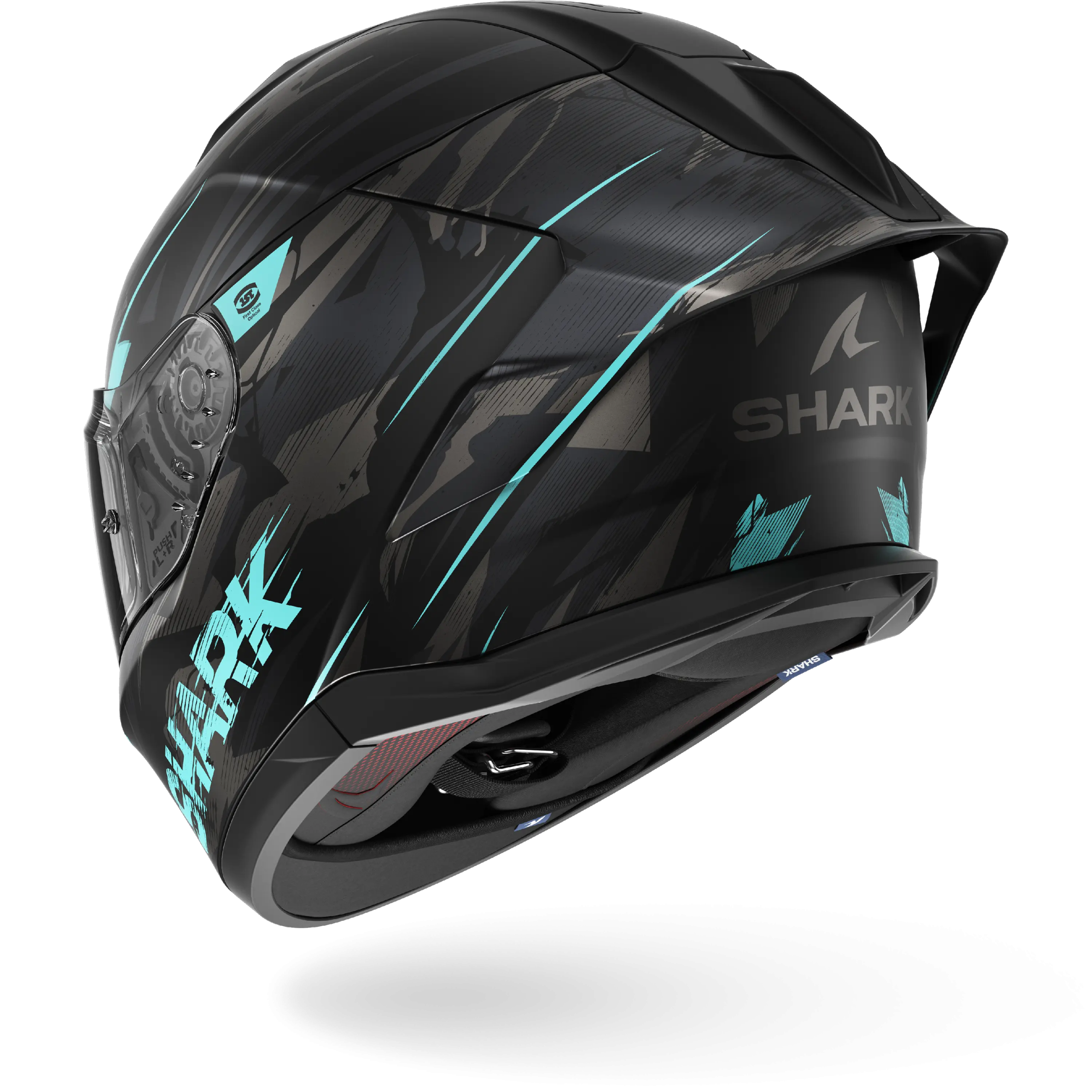 Casque Shark SKWAL CUP INKRIDER — Noir Argent Bleu – Image 2