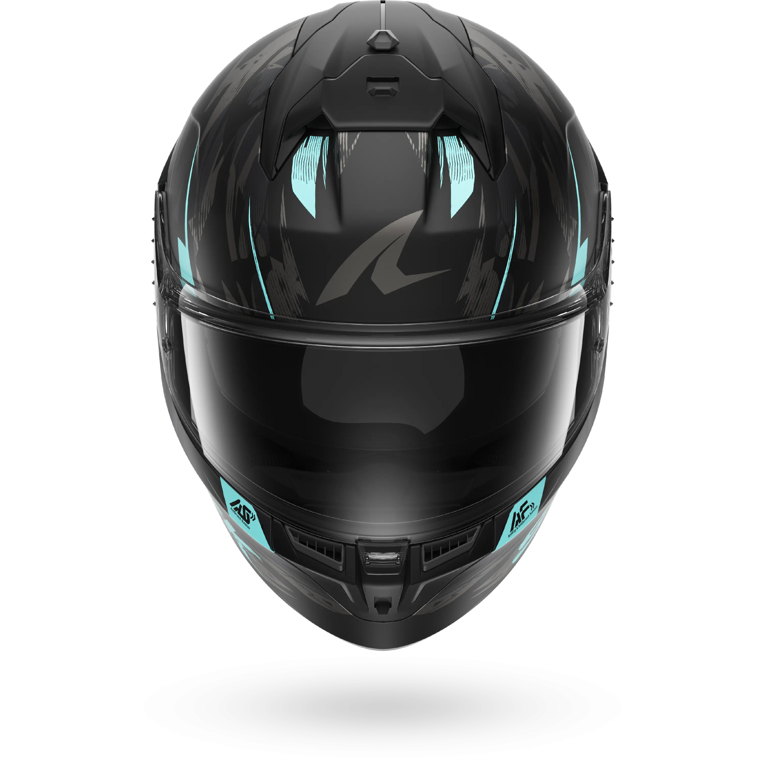 Casque Shark SKWAL CUP INKRIDER — Noir Argent Bleu – Image 3