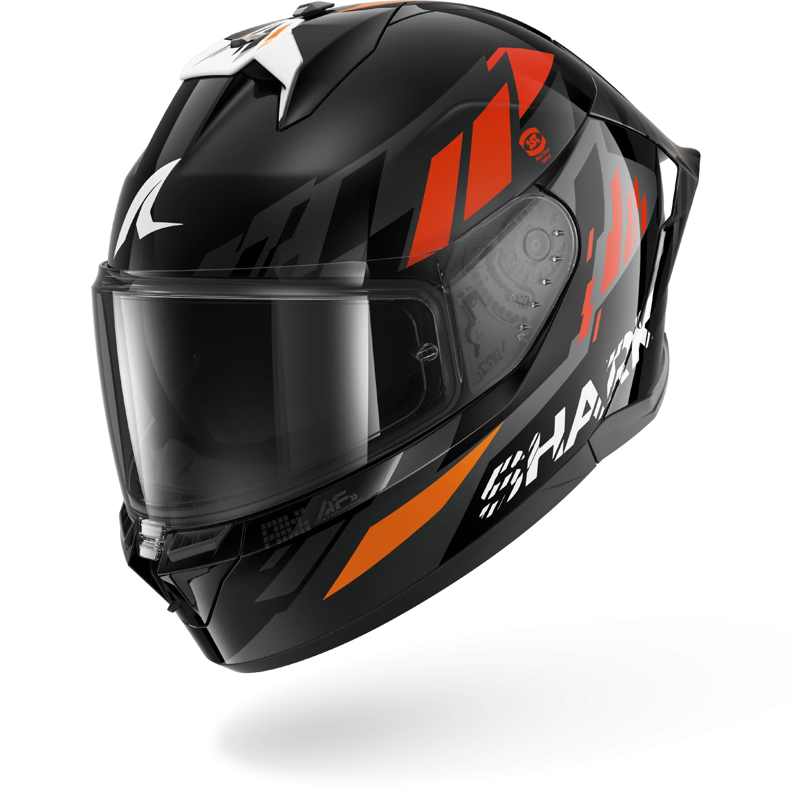 Casque Shark SKWAL CUP RACEBLOCK — Noir Anthracite Orange