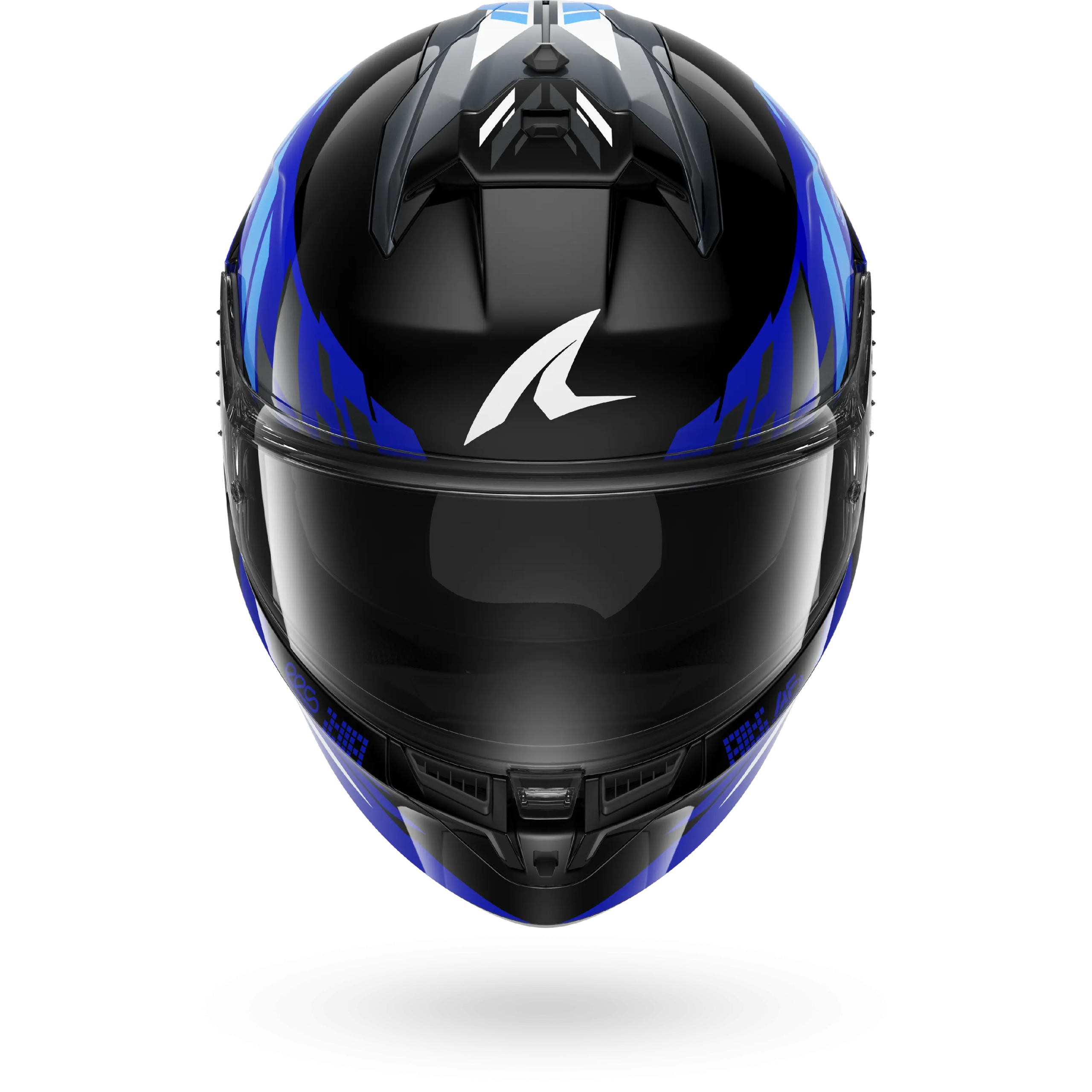 Casque Shark SKWAL CUP RACEBLOCK — Noir Bleu Anthracite – Image 3