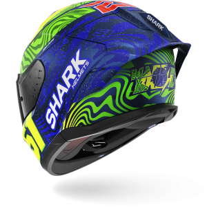 Casque Shark SKWAL CUP REPLICA GRANADO Mat — Bleu Vert Jaune
