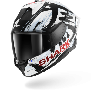 Casque Shark SKWAL CUP REPLICA ZARCO SUZUKA Mat — Noir Blanc Noir