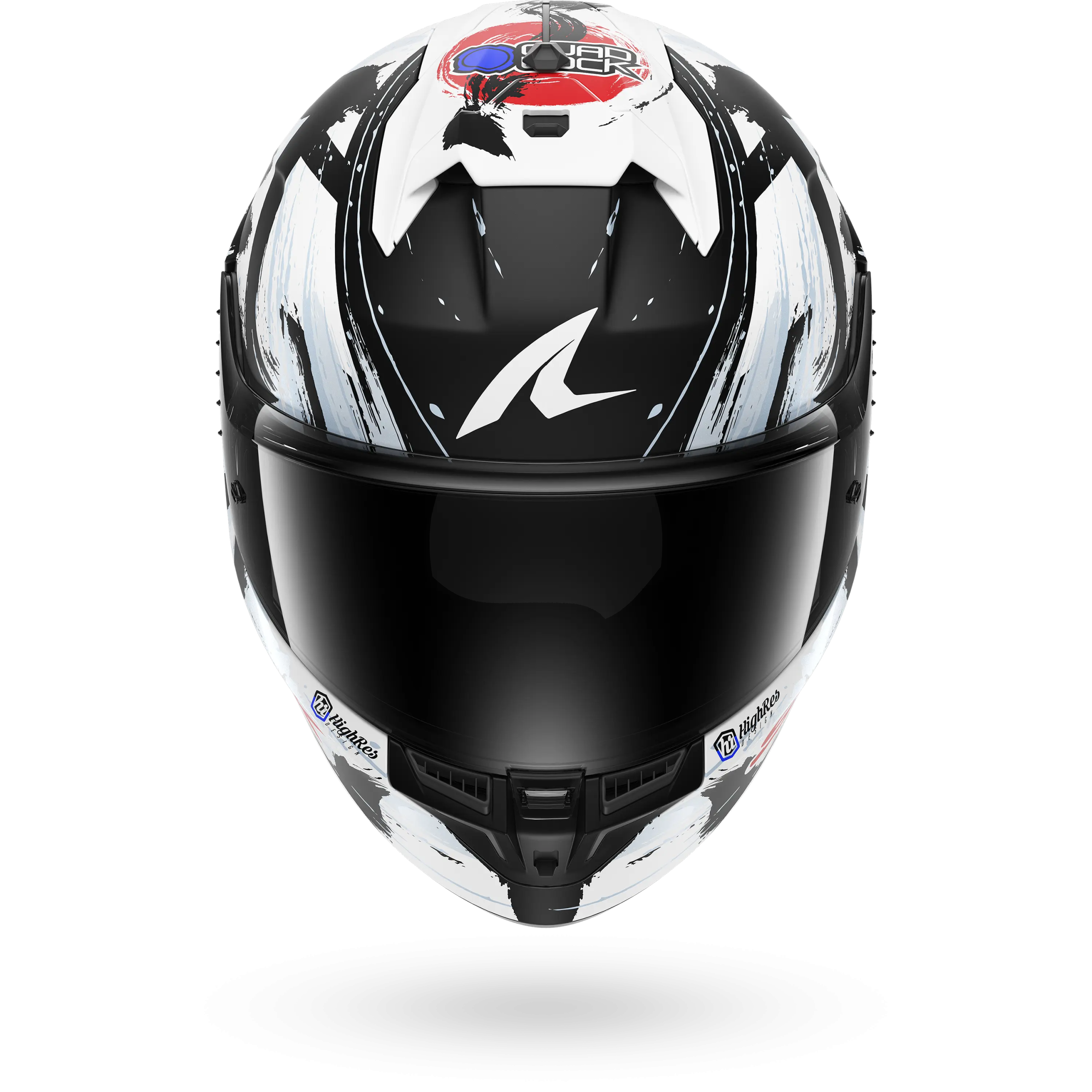 Casque Shark SKWAL CUP REPLICA ZARCO SUZUKA Mat — Noir Blanc Noir – Image 3