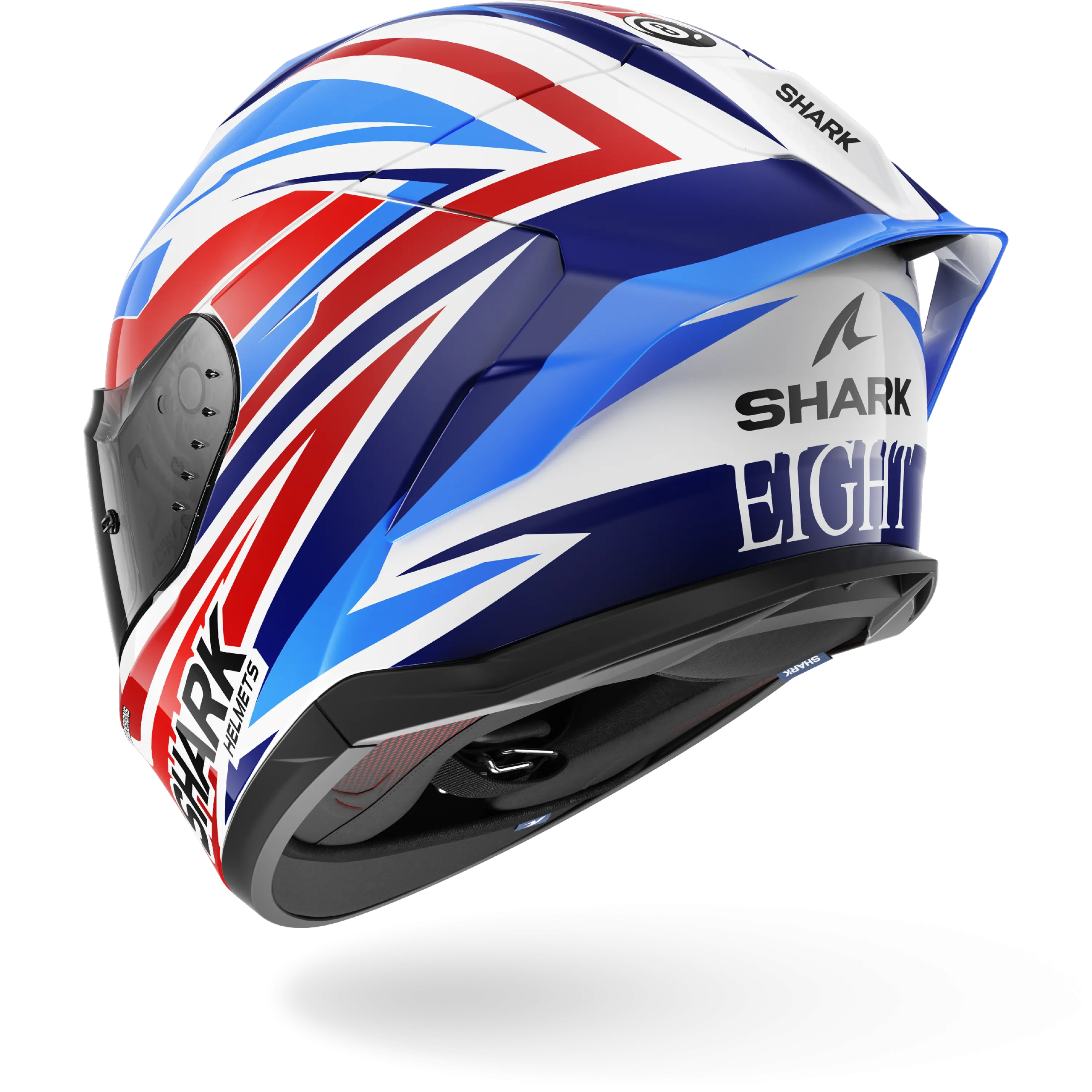 Casque Shark SKWAL CUP REPLICA O'SHEA — Blanc Rouge Bleu – Image 2