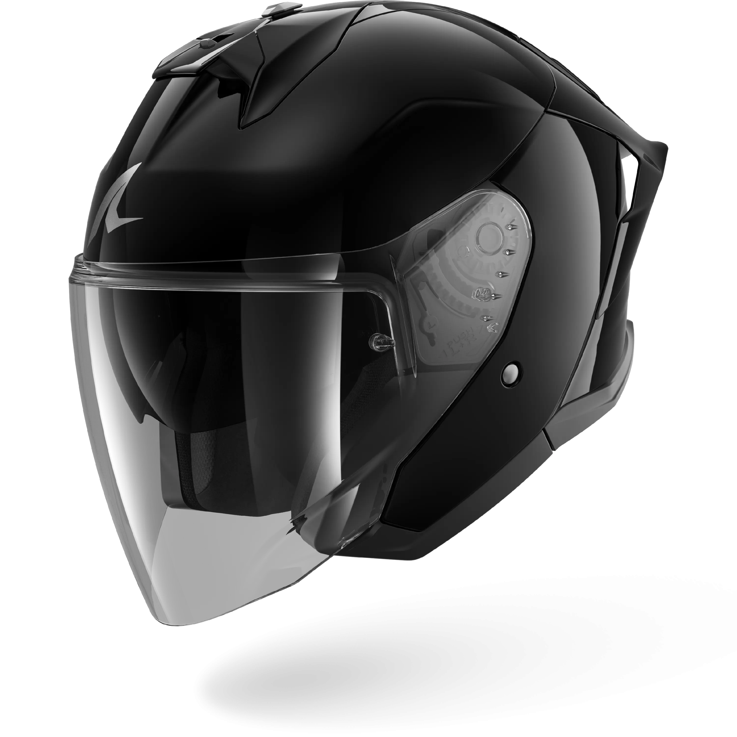Casque Shark SKWAL JET CUP BLANK — Noir