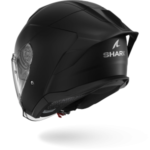 Casque Shark SKWAL JET CUP BLANK Mat — Noir mat