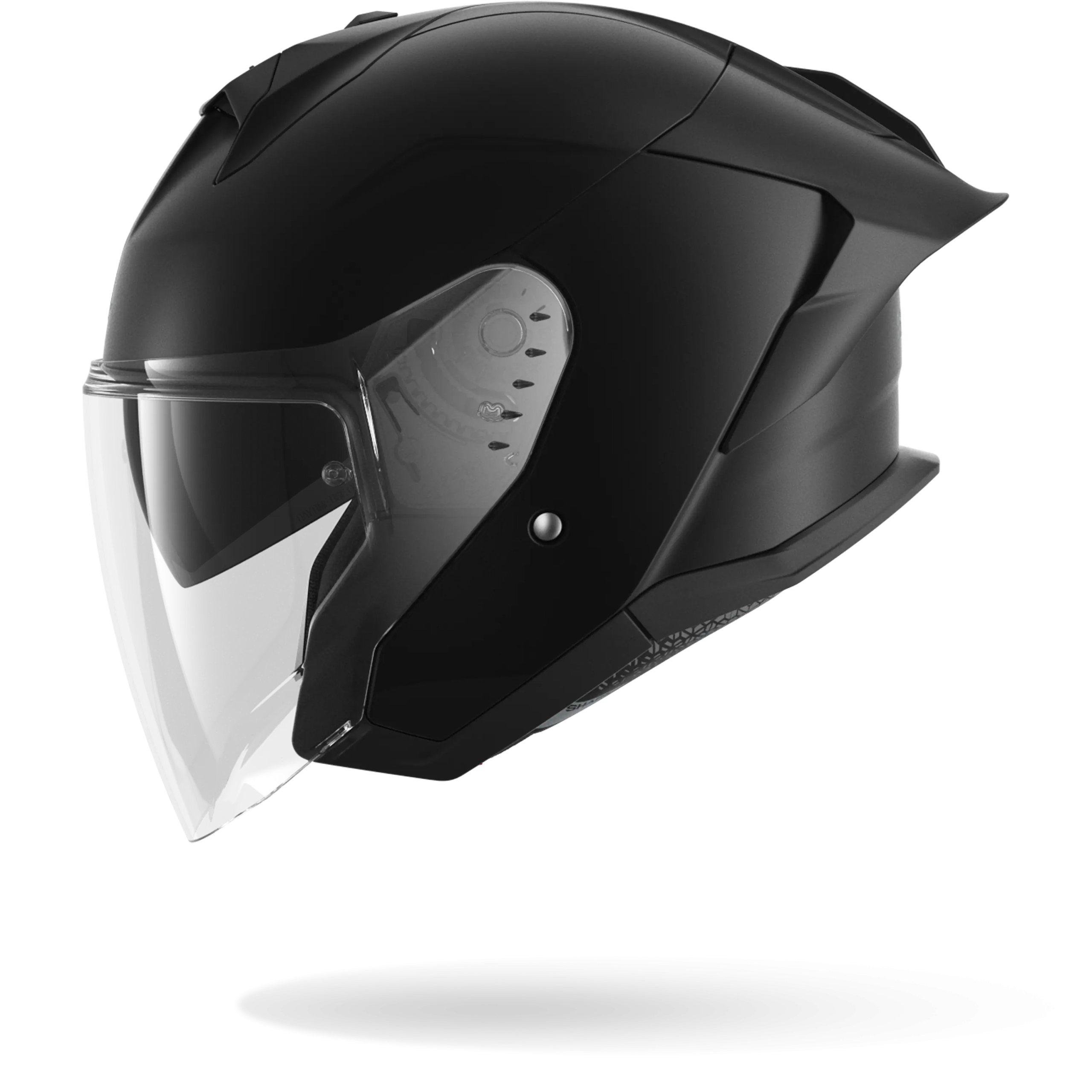 Casque Shark SKWAL JET CUP BLANK Mat — Noir mat – Image 4