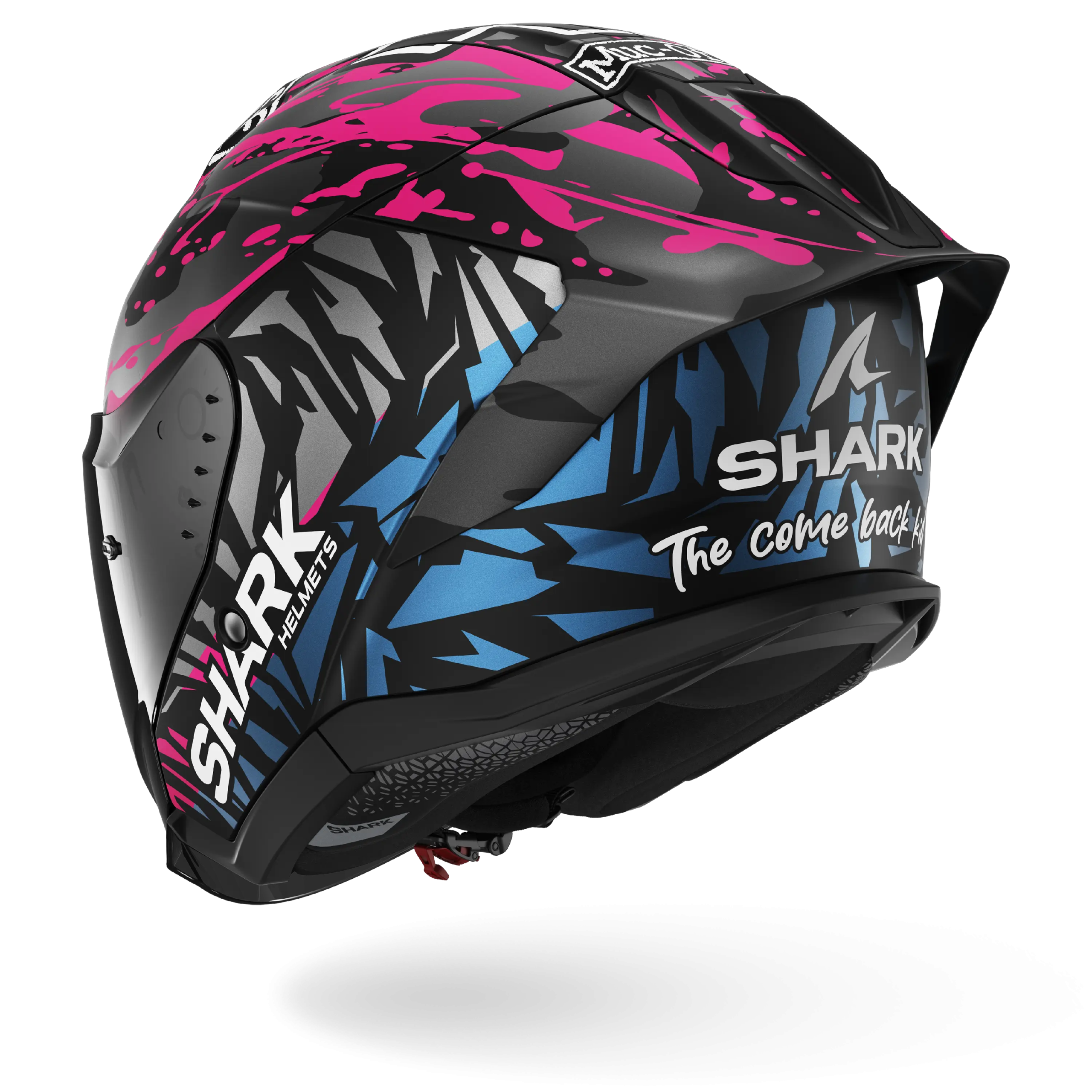 Casque Shark SKWAL JET CUP REPLICA REDDING Mat — Noir Violet Bleu – Image 2