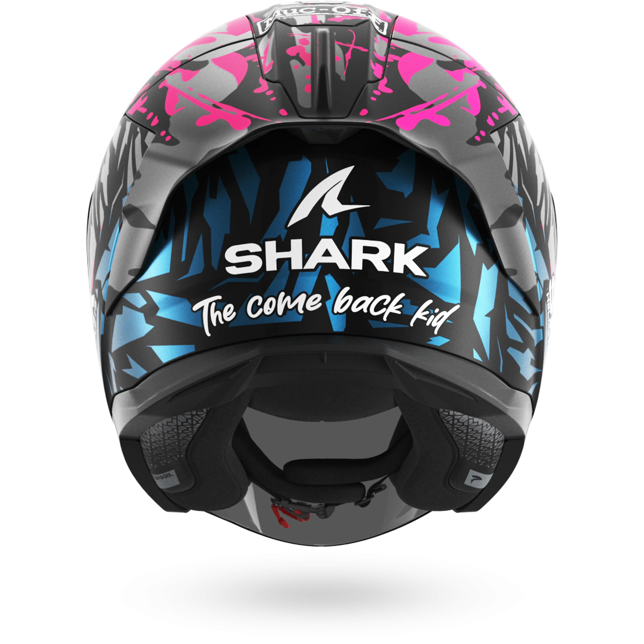 Casque Shark SKWAL JET CUP REPLICA REDDING Mat — Noir Violet Bleu – Image 5