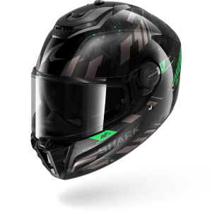 Casque Shark SPARTAN RS SKILFUL — Noir Anthracite Vert