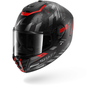 Casque Shark SPARTAN RS SKILFUL Mat — Noir Anthracite Rouge