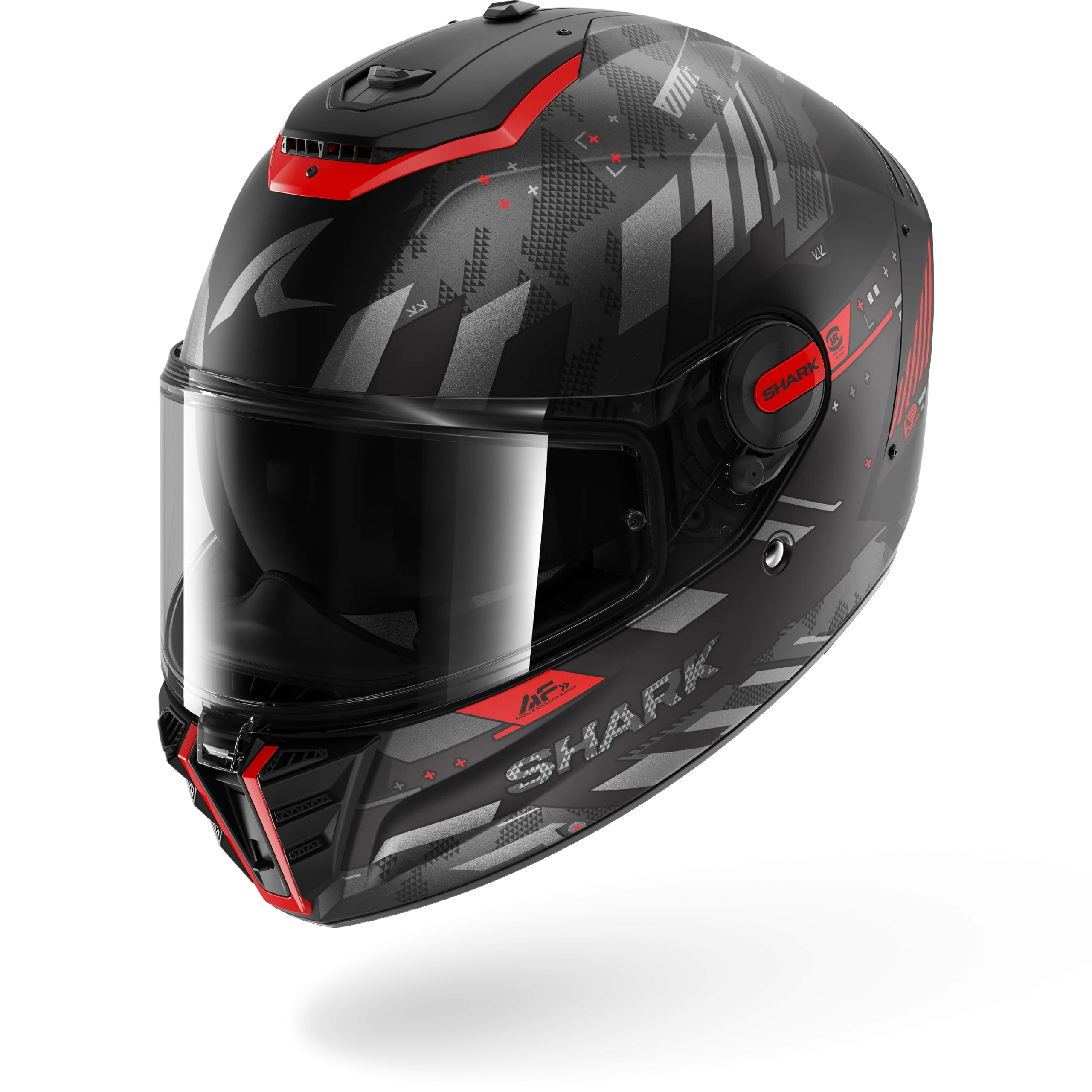 Casque Shark SPARTAN RS SKILFUL Mat — Noir Anthracite Rouge