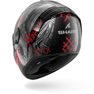 Casque Shark SPARTAN RS CARBON SHIEVER — Carbone Anthracite Rouge