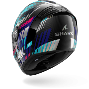 Casque Shark SPARTAN RS CARBON VIBETRACK — Carbone Vert Chrome