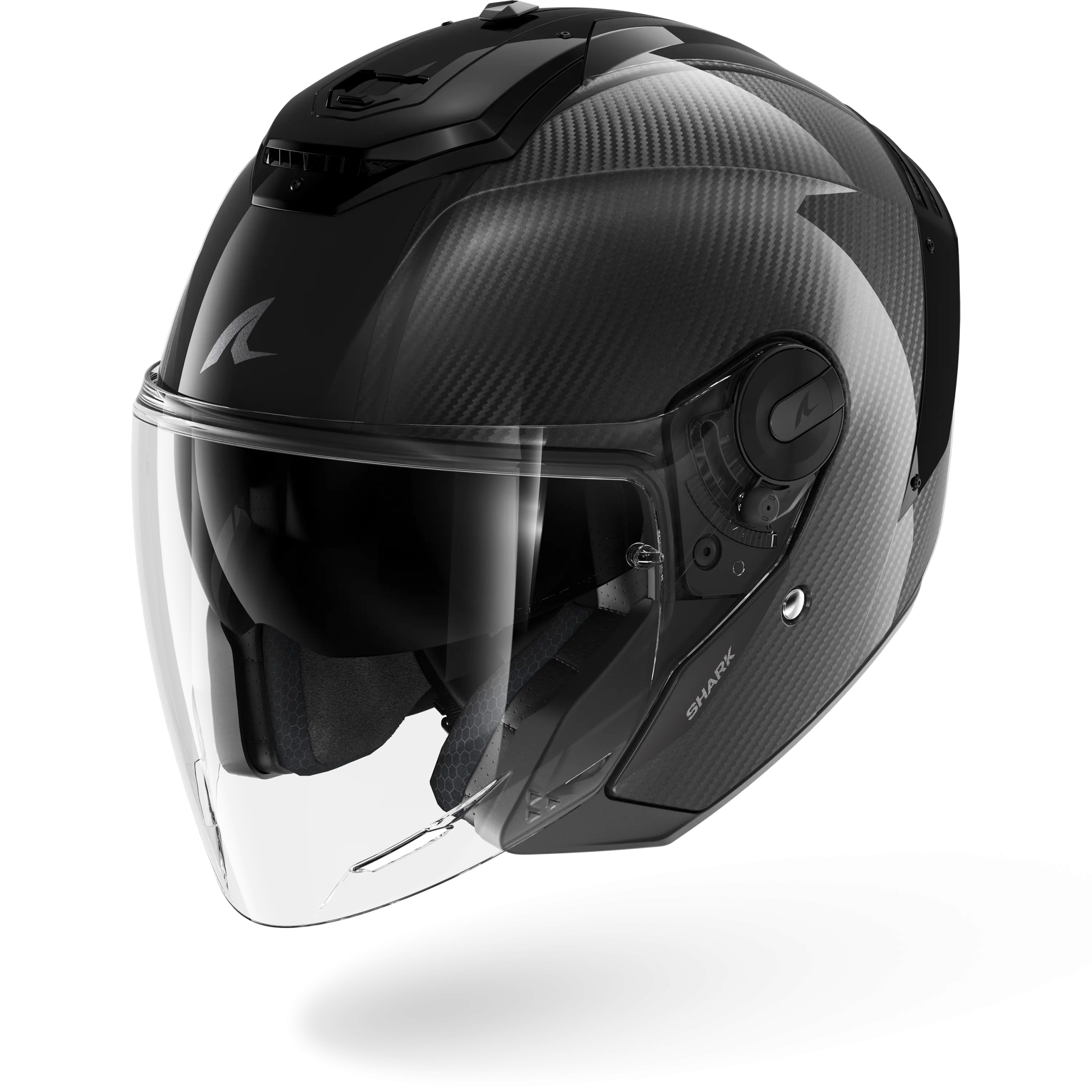Casque Shark RS JET CARBON SKIN — Carbone Noir Carbone