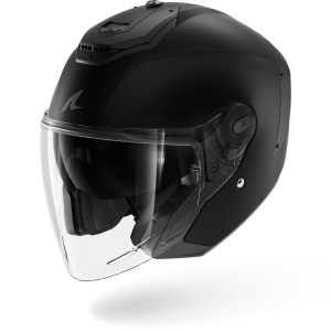 Casque Shark RS JET BLANK Mat — Noir mat