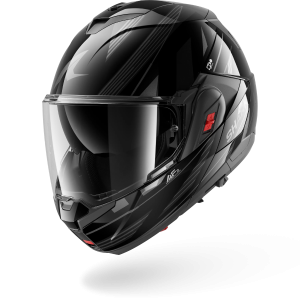 Casque Shark OXO DASHED — Noir Anthracite Argent