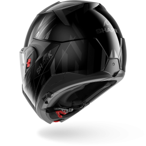Casque Shark OXO DASHED — Noir Anthracite Argent