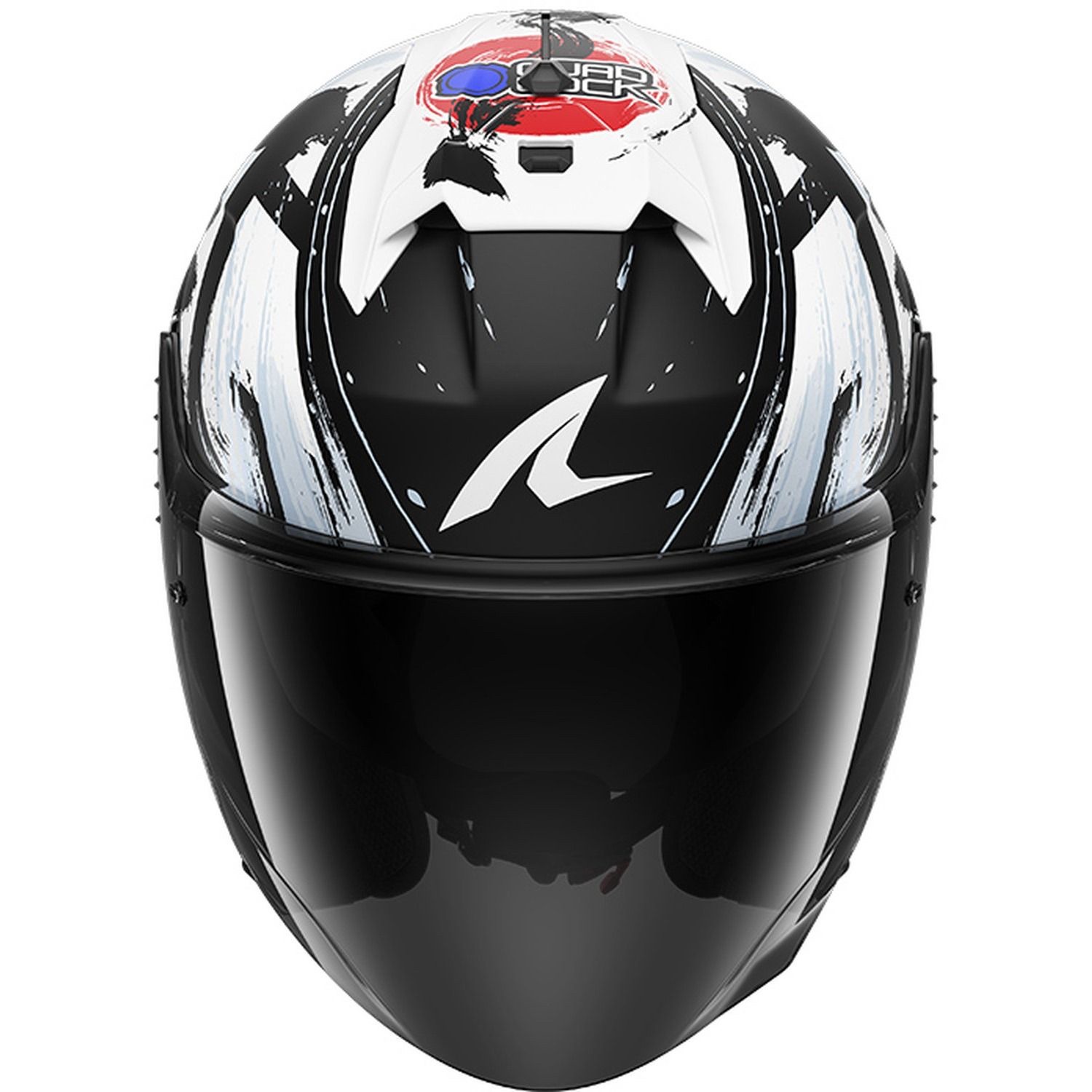 Casque Shark SKWAL JET CUP REPLICA ZARCO SUZUKA Mat — Noir Blanc Noir – Image 2