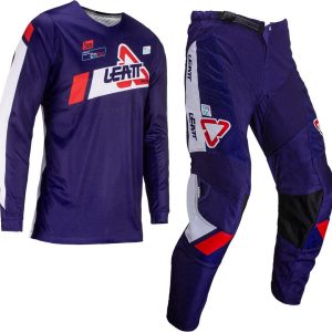 Tenue Motocross LEATT 3.5 Ride 2024 Bleu / Noir / Blanc