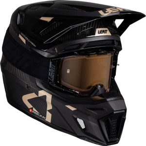 Casque Motocross LEATT Moto 9.5 Carbon Bronze 2025 + Lunettes