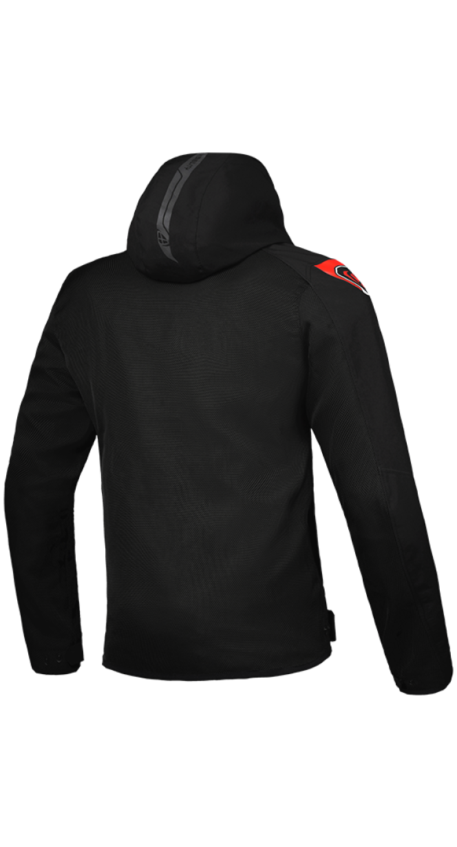 Blouson IXON FIERCE — NOIR/BLANC/ROUGE – Image 2
