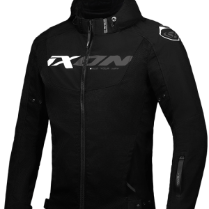 Blouson IXON FIERCE — NOIR/GRIS/BLANC