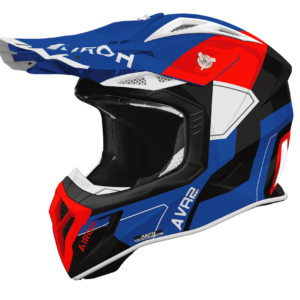 Casque Airoh AVIATOR ACE 2 SHIELD BLUE/RED GLOSS