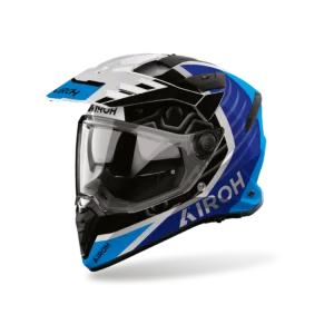 Casque Airoh BADX-X CUBE BLUE GLOSS