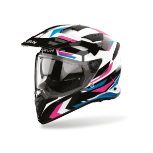 Casque Airoh BADX-X GLITCH PINK GLOSS