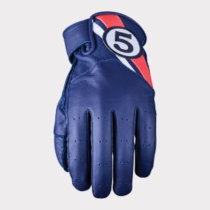 Gants Five TEXAS EVO — Bleu / Rouge fluo