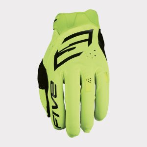 Gants Five MXF1 EVO — Jaune fluo