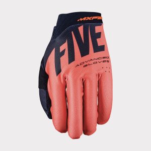 Gants Five MXF2 EVO — SPLIT Noir / Orange / Rouge