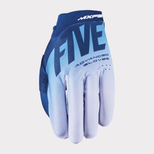 Gants Five MXF2 EVO — SPLIT NAVY / Blanc / Bleu