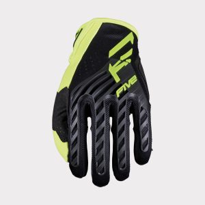 Gants Five MXF3 EVO — Noir / Jaune fluo
