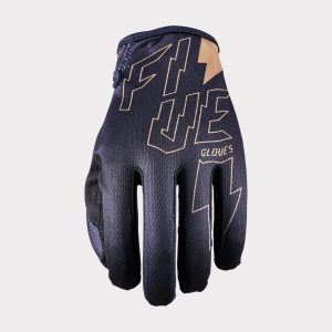 Gants Five MXF4 — THUNDERBOLT Noir / Or
