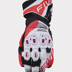 Gants Five RFX1 EVO — Blanc / Rouge fluo