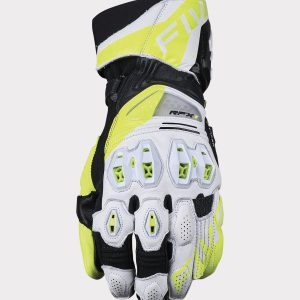 Gants Five RFX1 EVO — Blanc / Jaune fluo