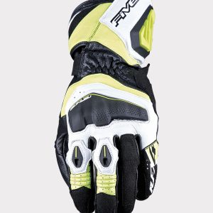 Gants Five RFX4 EVO — Blanc / Jaune fluo