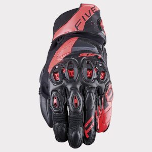 Gants Five SF1 EVO — Noir / Rouge fluo