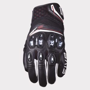 Gants Five SF2 EVO — Noir / Blanc / Rouge fluo