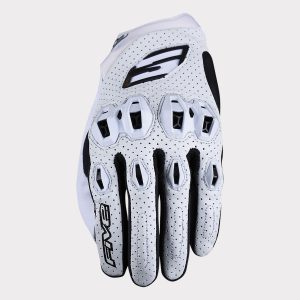 Gants Five STUNT EVO2 LEATHER — Blanc