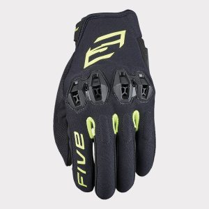 Gants Five TRICKS — Noir / Jaune fluo