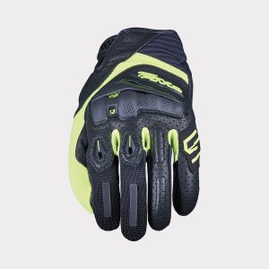 Gants Five RS1 — Noir / Jaune fluo